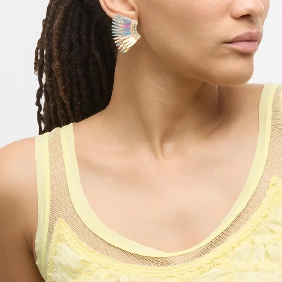 πΊπHPππΊ NWT Mignonne Gavigan Mini Madeline Earrings Sunset - Picture 12 of 16